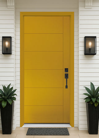 Finished Fiberglass Entry Door with Brickmould & High Quality Vinyl Frame
