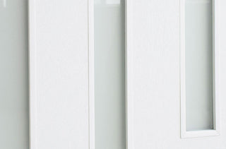 Contemporary Fiberglass Entry Door with Frost Glass