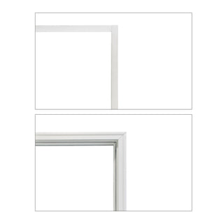 SUMMIT PINES 36 x 80 Fiberglass Entry Door with Brickmould, Primed Wooden Grain,K09