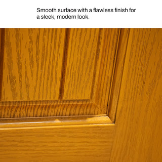 SUMMIT PINES 36 X 80 Inches Knock-Down Fiberglass Exterior Door With Brickmould, Hand Inswing