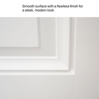 SUMMIT PINES 36 x 80 Smooth Fiberglass Entry Door left-hand inswing ,6 Lite 3/4 View Clear Low-E Glass